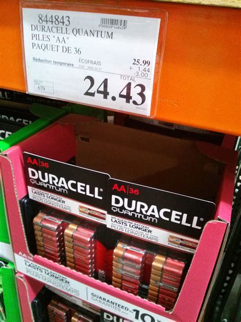 844843 Duracell Quantum Piles Aa Paquet De 36 3 00 Instant Savings
