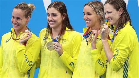 Tokyo Olympics 2021 Australia Wins Womens 4 X 100m Relay Breaks