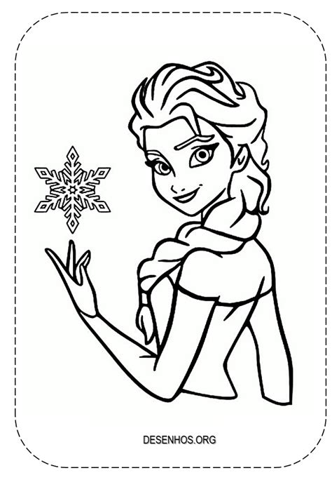 50 Desenhos Da Elsa Para Colorir E Imprimir