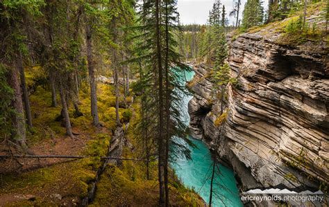 Athabasca Falls Canyon By Eric Reynolds Landscape Photographer