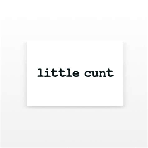 2x little cunt temporary tattoo etsy