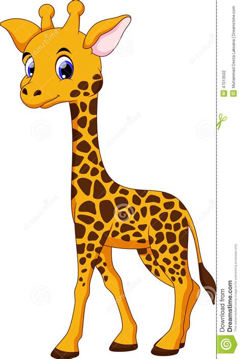 Cute Giraffe Cartoon Stock Illustration Illustration Of
