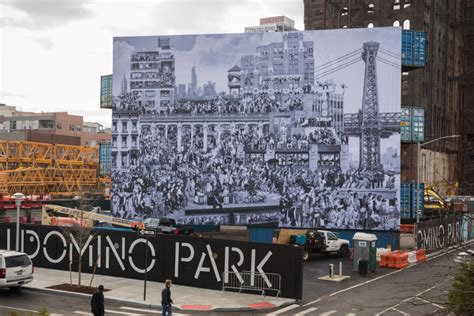 See Jrs New Mural Featuring Robert De Niro In Domino Park