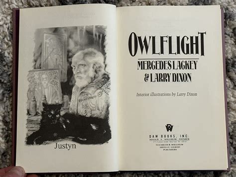 Owlflight Mercedes Lackey And Larry Dixon 1997 First Print Daw Books