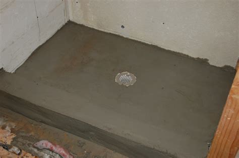 How To Install Tile Shower Floor On Concrete