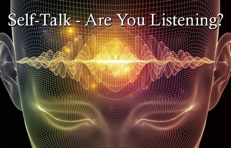 Your self is your basic personality or nature , especially considered in terms of what. Self-Talk - Are You Listening?