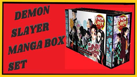 Opening The Complete Demon Slayer Manga Box Set Youtube
