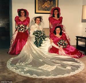 Hilarious Pictures Reveal Worst Bridesmaids Dresses Ever Daily Mail