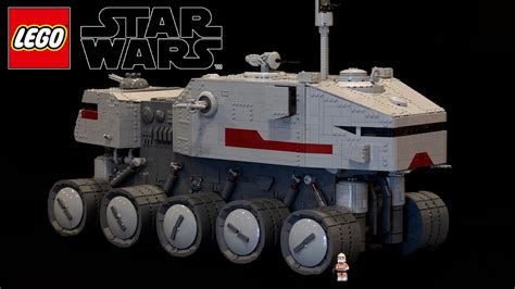 Huge Lego Star Wars Clone Turbo Tank Showcase 15000 Pcs 4k