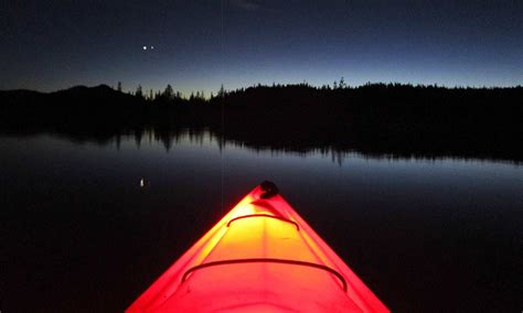 Moonlight Kayaking On Hosmer Lake Travel Oregon