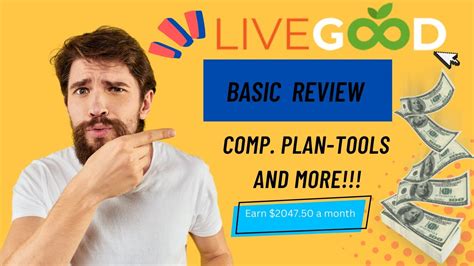 Livegood Basic Review 2023 Affiliate Comp Plan Products Tools And