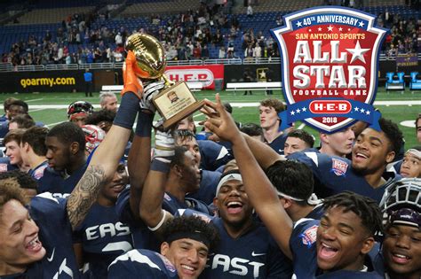 East Wins 40th San Antonio Sports All Star Football Game San Antonio