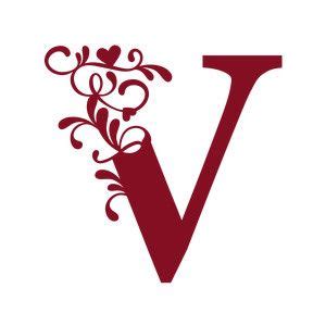 Download Flourish heart monogram - v | Alphabet design, Monogram alphabet, Tattoo lettering styles