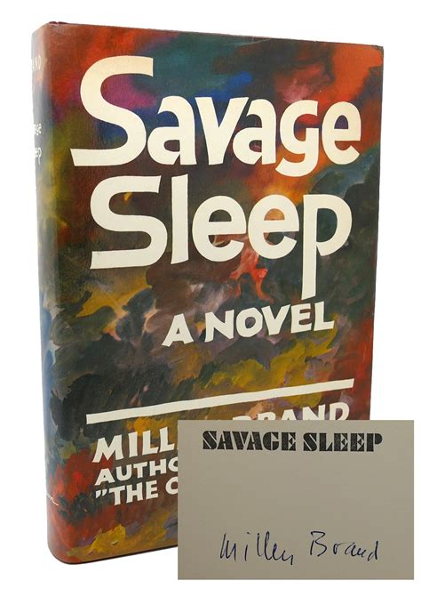 SAVAGE SLEEP Signed Millen Brand First Edition Second Printing