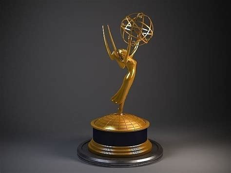 Emmy Award 3d Model Cgtrader