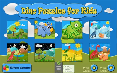 The app teaches children, in a. Dino Puzzle Free: Kids Games - Jigsaw puzzles for toddler ...