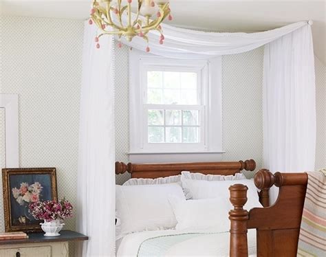 9 yards of fabric (verify amount based on your fabric selection and bed size). Curtain Rods - 13 Gorgeous DIY Canopy Beds ... DIY