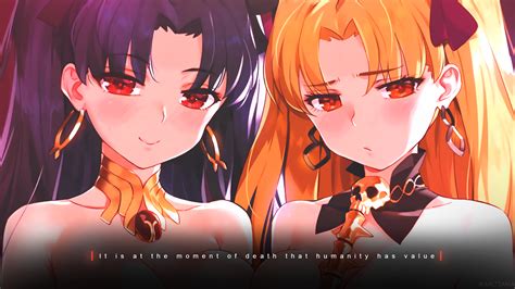 Wallpaper Fate Series Ishtar Fate Grand Order Ereshkigal Fate Grand Order Anime Girls