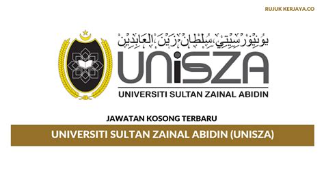 It is locally known as universiti sultan zainal abidin. Jawatan Kosong Terkini Universiti Sultan Zainal Abidin ...
