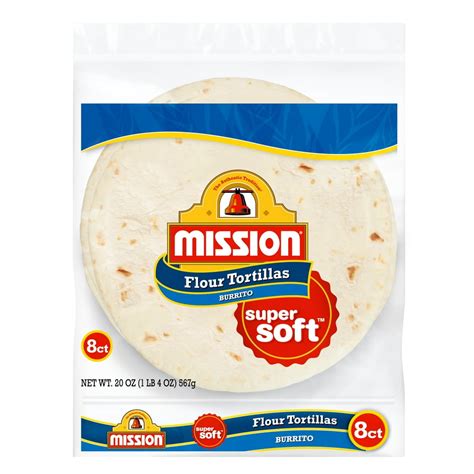 Mission Burrito Flour Tortillas 8 Count