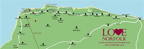 Fantastic Map Of North Norfolk Coast Of All Time Check It Out Now