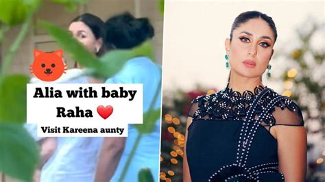 Alia Bhatt Takes Daughter Raha To Visit Aunt Kareena Kapoor Khans House Video Goes Viral