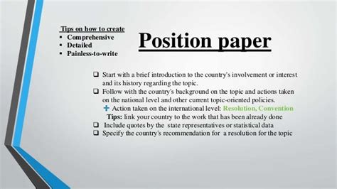 10 Tips For Writing A Strong Position Paper Reverasite