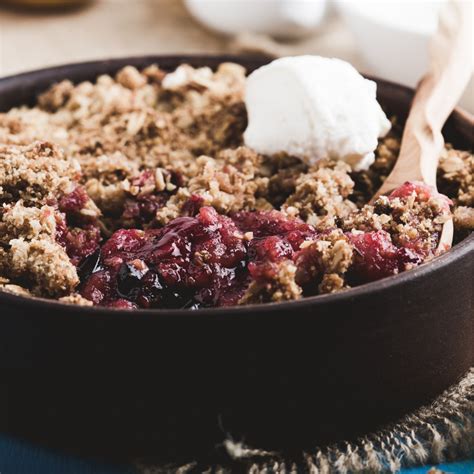 Vegan Triple Berry Spring Crumble Vkind Cooks