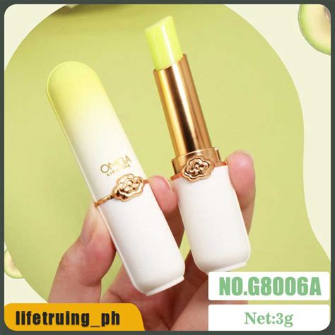 Omga Jelly Lipstick Non Sticky Color Changing Long Lasting Moisturizing