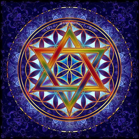 Flower Of Life Tetrahedron Sacred Geometry Mandala Sacred Geometry
