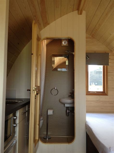 The good thing is, there are lots of different options out there for camper van bathroom setups so wherever you are on the spectrum, you'll be able to find. Wet room definitely glamping! | Camper bathroom, Bus camper, Camper interior