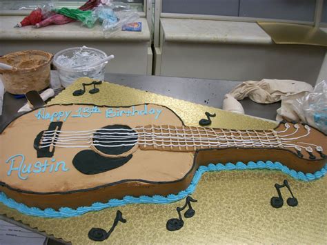Acoustic Guitar Guitar Birthday Cake Guitar Birthday Acoustic