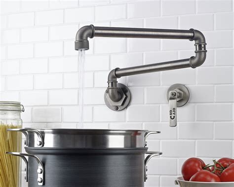 Then, the pot filler faucets are the best option to satisfy your needs. Pot Filler Faucet Height