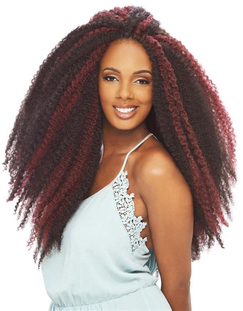 Janet Collection Synthetic Hair Braids Noir Afro Twist Braid