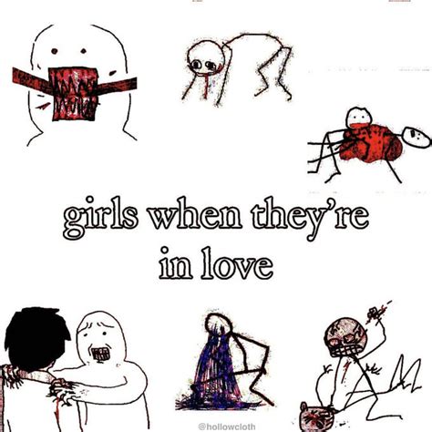 Girls When Theyre In Love Stick Figure Violence Know Your Meme