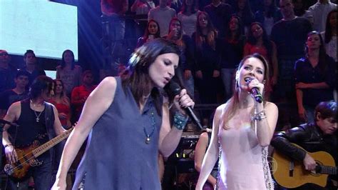 Altas Horas Laura Pausini E Sandy Cantam Juntas No Programa Altas