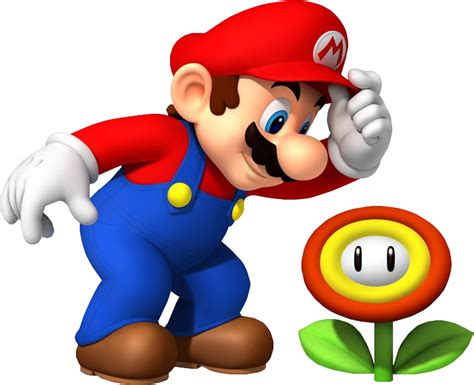 Mario With Fire Flower By Banjo2015 New Super Mario Bros Wii
