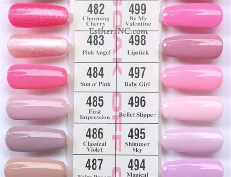 To Make Your Shopping Experience Easier Weve Compiled All Daisy Dnd Gel Polish Color Charts In