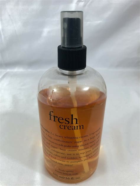 Philosophy Fresh Cream Body Spritz 480ml 16 Fl Oz 34 Full With Spray