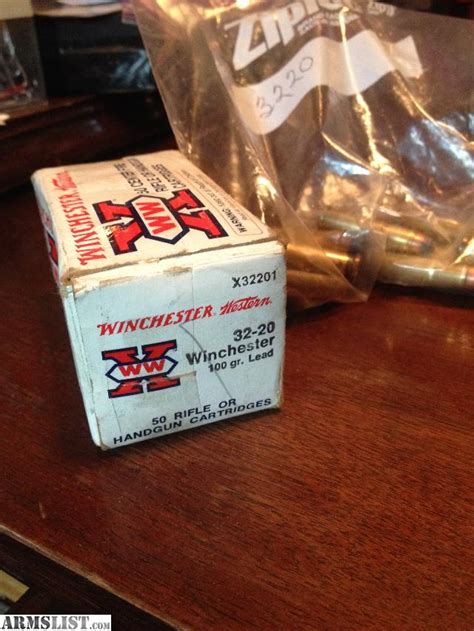 Armslist For Sale 32 20 Wcf Full Box Winchester