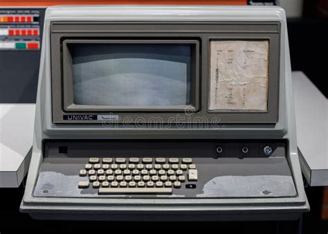 Ein Computer Aus Den 70er Jahren Des 19 Jahrhunderts Im Oslo Museum Of