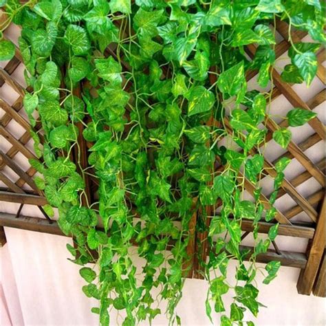 12 pcs 7 5ft artificial ivy leaf garland plants