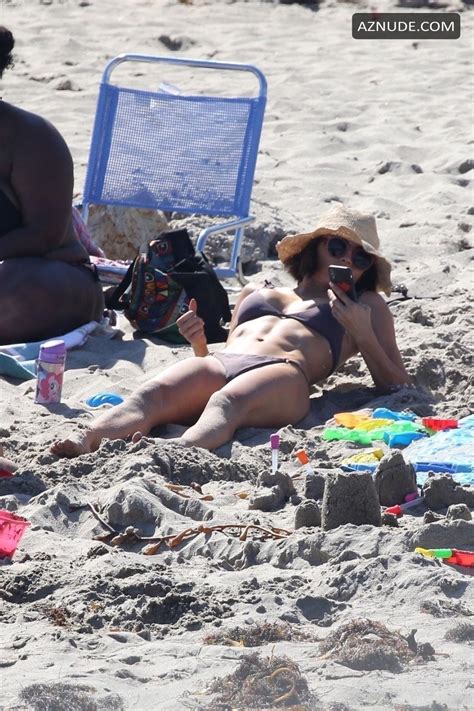 Jenna Dewan Tatum Sexy In A Lavender Two Piece Swimsuit At The Beach InÂ Malibu Aznude