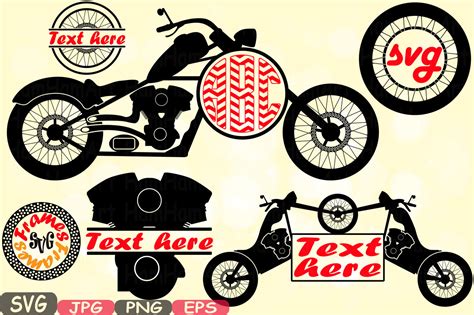 Motorcycle Clipart Png Trike Motorcycle Outline 3 Svg Dxf Cut Files