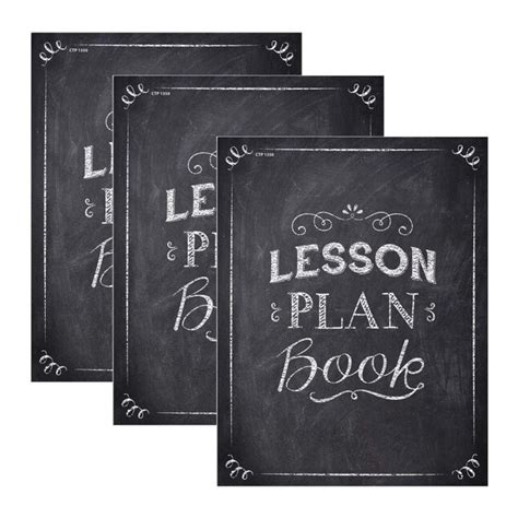 Creative Teaching Press Chalk It Up Lesson Plan Book Pack Of 3 At