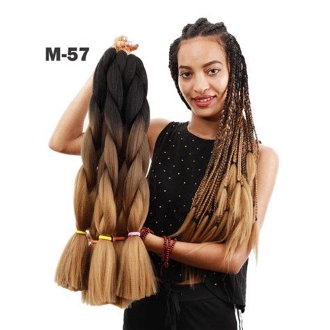 24''jumbo hair extensions expression braiding hair twisted braids for human. 24 Inches Xpression Braiding Hair Omber Color Jumbo Box ...