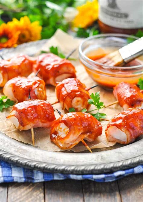 Bacon wrapped chicken in chili cheese sauce is a great low carb meal that will satisfy anyone who loves bacon and cheese, and will be done in less than 30 minutes. 3-Ingredient Bacon Wrapped Chicken Bites - The Seasoned Mom