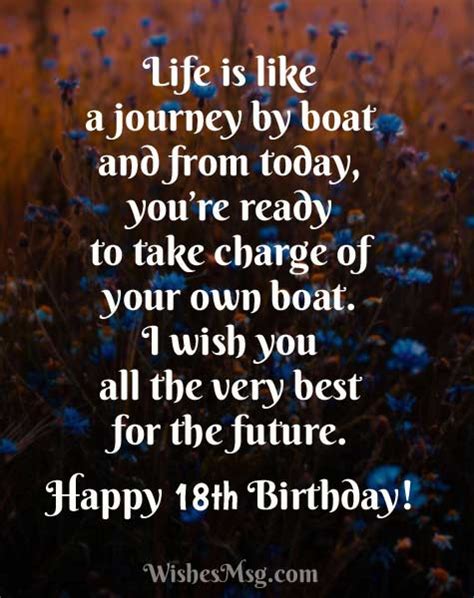 18th Birthday Wishes Happy 18th Birthday Messages And Quotes
