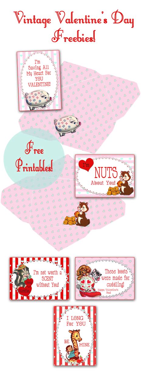 Download vintage valentine pictures and use any clip art,coloring,png graphics in your website, document or presentation. Free Printables School is Sweet | Yesterday On Tuesday