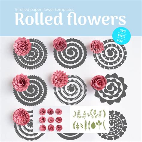 Rolled Flower Svg Png Free Cut Files Free Svg Download Sexiz Pix